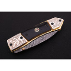 Damascus Folding Knife  // 2616