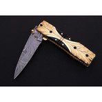 Damascus Folding Knife  // 2620