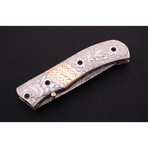 Damascus Folding Knife  // 2626