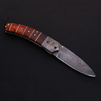 Damascus Folding Knife  // 2627