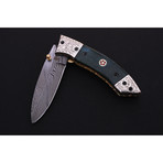 Damascus Folding Knife  // 2633