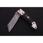 Damascus Folding Knife  // 2635