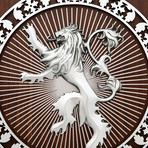 Game Of Thrones // House Of Lannister // Wood + Metal Crest