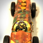 Skull + Crossbones 1920-30'S Race Car // Handmade Folk Art