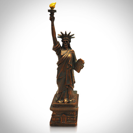 Liberty Is Dead // Handcrafted Statue + Piggy Bank