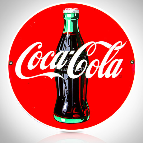 Coca-Cola // Original Vintage Sign