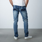 Icing Jean With Back Pocket Detail // Blue (32WX32L)