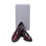 Milanesi Plain Toe Derby // Burgundy (Euro: 39)