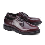 Milanesi Plain Toe Derby // Burgundy (Euro: 39)