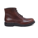 Pugliesi Plain Lace-Up Ankle Boot // Dark Brown (Euro: 39)
