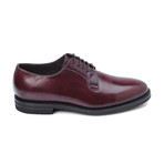Beneventi Plain Toe Derby // Burgundy (Euro: 39)