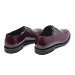 Beneventi Plain Toe Derby // Burgundy (Euro: 39)