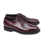 Beneventi Plain Toe Derby // Burgundy (Euro: 39)