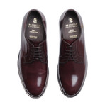 Beneventi Plain Toe Derby // Burgundy (Euro: 39)