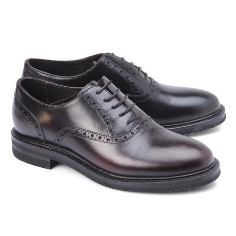 Men's Pisano Brogue Oxford // Black (Euro: 39)