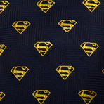 Superman Shield Navy Tie