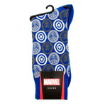 Marvel Comic Favorites Blue Socks