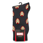 Iron Man Socks (Black)