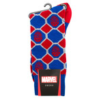 Spider-Man Blue Checker Socks