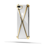 Radius // Minimalist Aluminum iPhone Case // Gold Plated (IPhone 7+/8+)