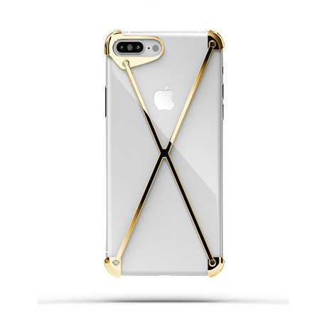 Radius // Minimalist Aluminum iPhone Case // Gold Plated (iPhone 7/8)