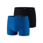 Alexis Boxer Brief 2-Pack // Navy + Blue (S)