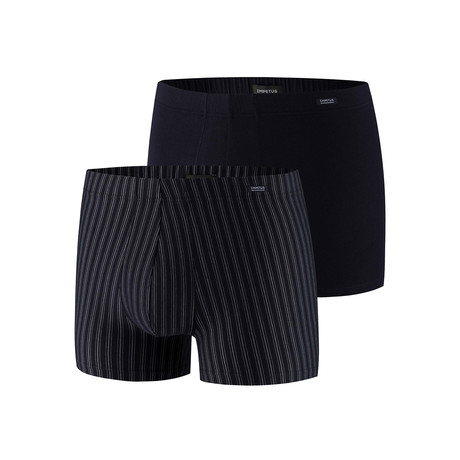 Rudy Boxer Brief 2-Pack // Black (S)