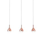 Kaluz Triple Kitchen Pendant Lamp (Copper)