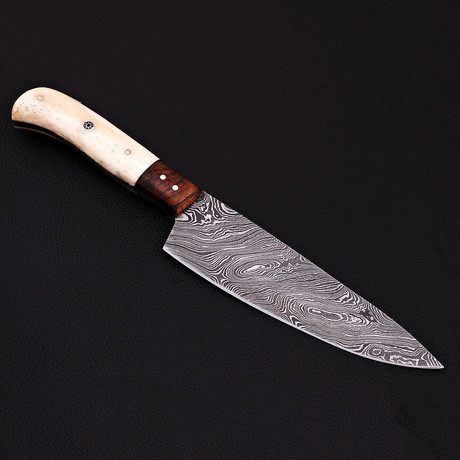 Damascus Kitchen Knife // 9085