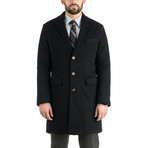 Pure Cashmere Slim Topcoat // Black (S)