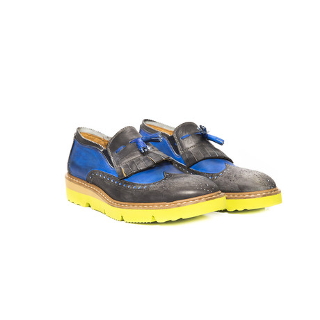Wingtip Tassel Sneaker Loafer // Light Blue (Euro: 39)
