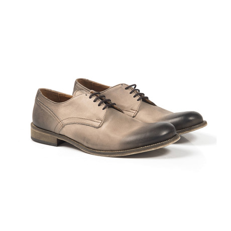 Distressed Plain Toe Derby // Taupe (Euro: 39)