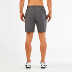 Urban Fit Training 9" Short // charcoal + flame scarlet (2XL)