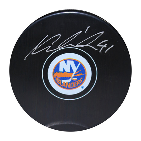 Jaroslav Halak Signed NY Islanders Puck