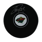 Zach Parise Signed Minnesota Wild Puck