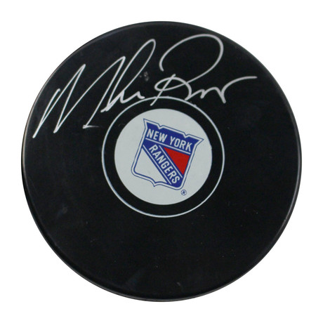 Mike Richter Signed NY Rangers Puck