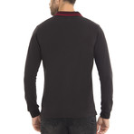 Bristol Long Sleeve Polo Shirt // Black (3XL)