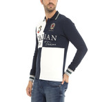 Polo Team Long Sleeve Polo Shirt // Navy (XL)