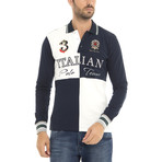 Polo Team Long Sleeve Polo Shirt // Navy (XS)