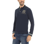 Polo Club Long Sleeve Polo Shirt // Navy (3XL)