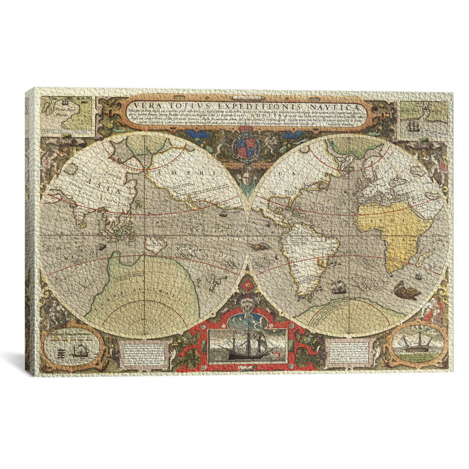 Leather Maps - Old World Maps With Modern Style - Touch of Modern