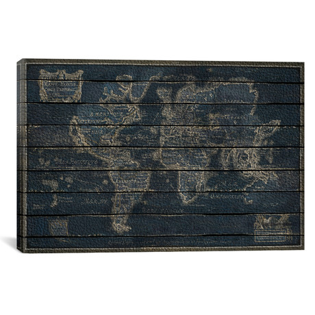 Mappe Monde (18"W x 12"H x 0.75"D)