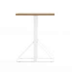 Carnegie Benching Desk Table (White + Natural)