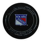 NY Rangers 2016-2017 Pre- Season Game Used Puck