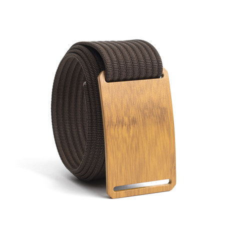 Craftsman // Bamboo Buckle + Mocha Belt (Size 30)