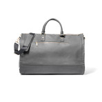 Chris Paul Collection Garment Weekender // Gray Leather + Gold