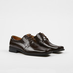 Leather Lace-Up Dress Shoes // Brown (US: 8.5)