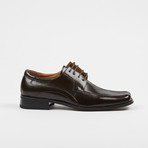 Leather Lace-Up Dress Shoes // Brown (US: 9.5)
