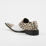 Leather Fashion Oxford Slip On Shoes // Leopard (US: 7)