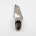 Leather Fashion Oxford Slip On Shoes // Leopard (US: 10)